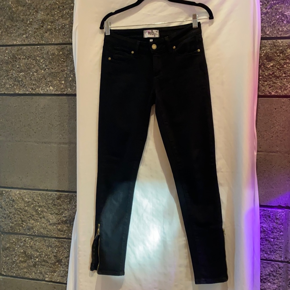 PAIGE BLACK JEANS SIZE 26